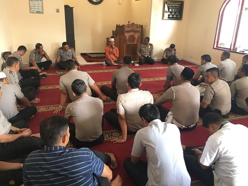Tingkatkan keimanan, Polresta Pekanbaru Gelar Kegiatan Keagamaan