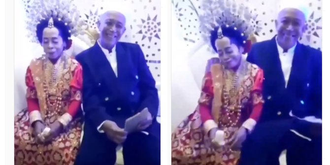Kakek Puluhan Cucu Nikahi Perawan Berusia 51 Tahun, Ini Potretnya Serasa ABG
