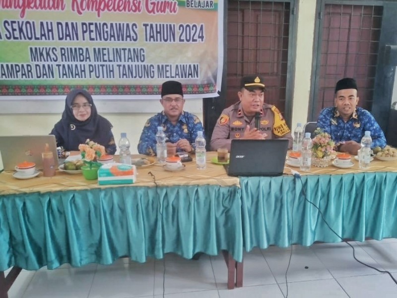 Polsek TPTM Ajak Guru dan Pemilih Pemula Wujudkan Pilkada Damai 2024