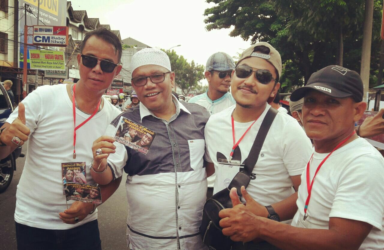 Prihatin Dengan Rohingya, Ikatan Seniman dan Musisi Pekanbaru Galang Dana