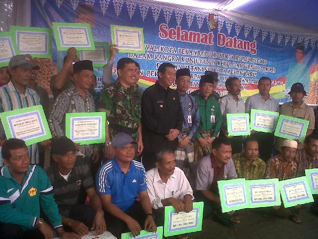 Anggaran Bantuan Petani di Pekanbaru Rp3 Miliar