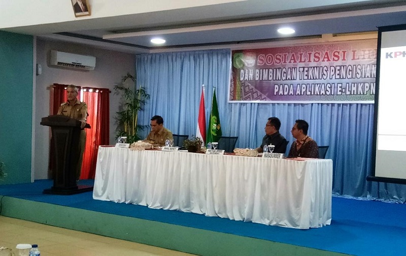 Wabup Meranti Intruksikan Pejabat Eselon II dan III Segera Buat Laporan LHKPN