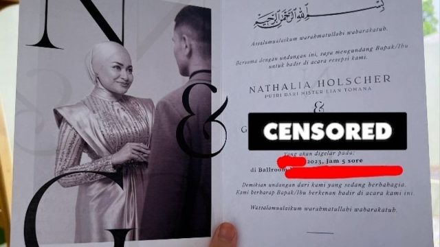 Nathalie Unggah Foto Undangan Pernikahannya dengan Pria Berinisial G