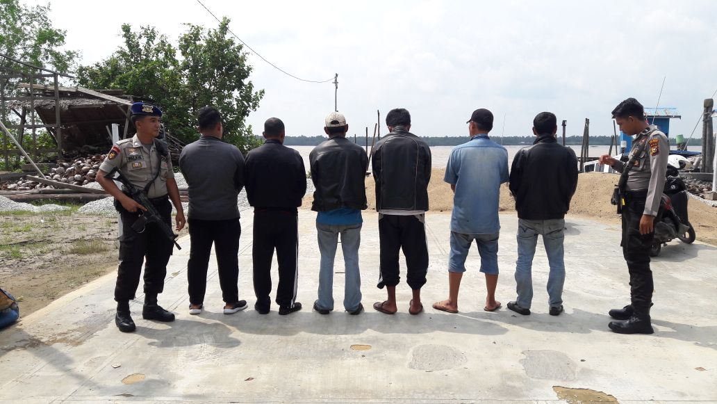 Sat Polairud Polres Inhil Amankan 8 Kotak Baby Lobster