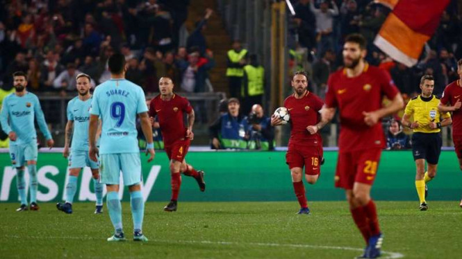 9 Fakta Menarik Usai AS Roma Permalukan Barcelona