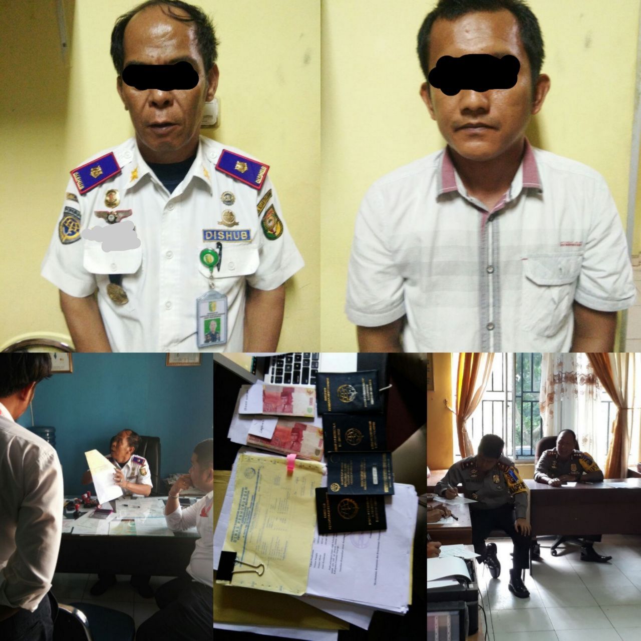 Lima Barang Bukti diamankan Tim Saber Pungli Terhadap PNS Kuansing yang di OTT