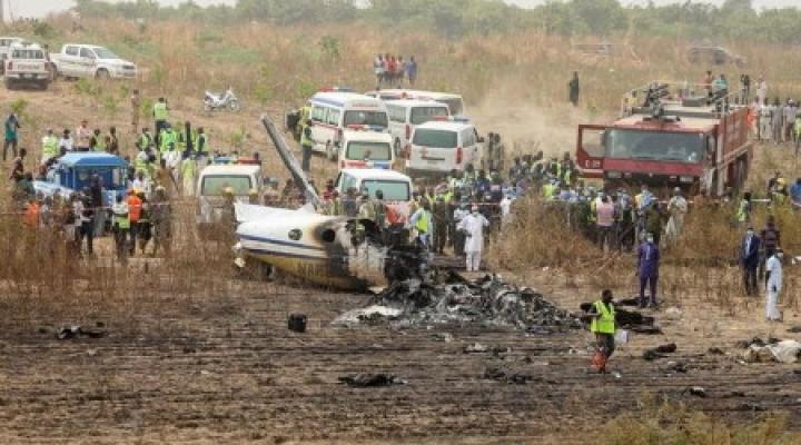 Pesawat Jatuh, 11 Tewas Termasuk Jendral Kepala Staf Angkatan Darat Nigeria