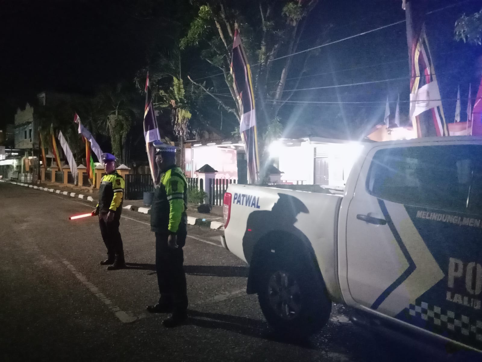 Satgas Kamseltibcarlantas Polres Kuansing Lakukan Patroli Jelang Pilkada Serentak 2024