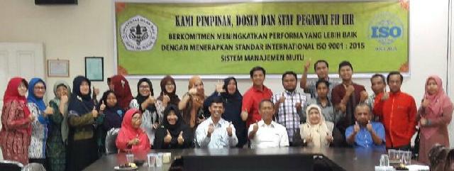BSI Rekomendasikan FH UIR Raih Sertifikasi ISO