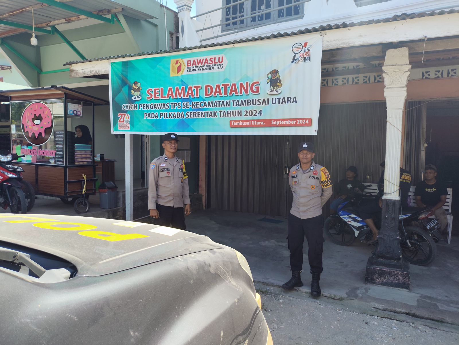 Polsek Tambusai Utara Gelar Patroli Rutin Jelang Pilkada 2024