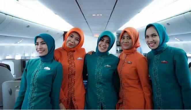 Pramugari di Aceh Diwajibkan Busana Muslim