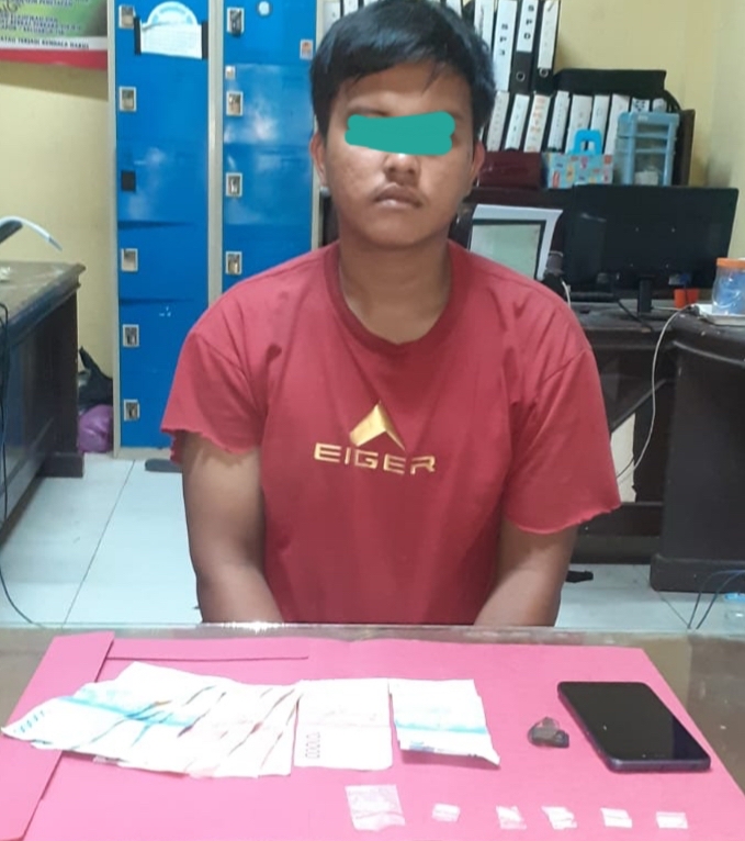 Ini Dia Pengedar Sabu di Pasar Benai Kuansing