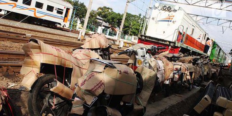 Ingat ! Kirim Motor Saat Mudik BBM Wajib Kosong Karena Bahaya