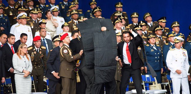 Presiden Maduro Selamat Dari Serangan Dua Drone