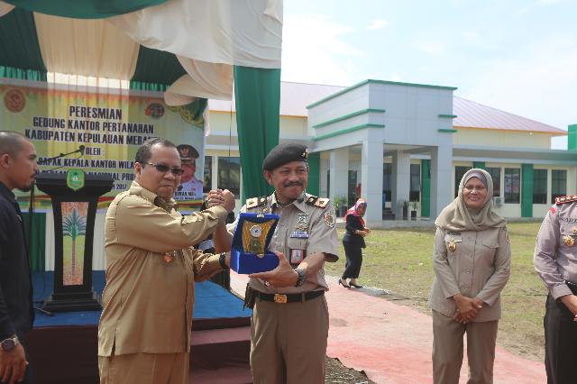 Kantor BPN Meranti Resmi Dioperasikan, Kanwil BPN Ucapkan Terima Kasih Pada Bupati Merati
