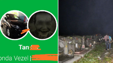 Berpenumpang, Sopir Online 'Horor' Ngotot Lewati Kuburan