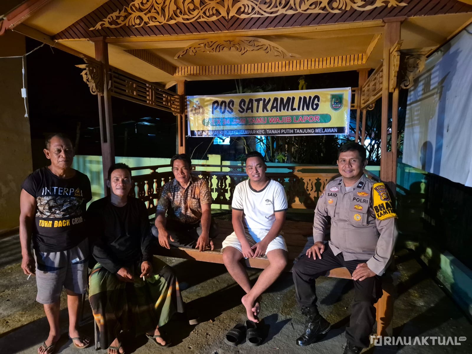 Green Policing di Rokan Hilir, Polsek TPTM Aktifkan Kembali Satkamling