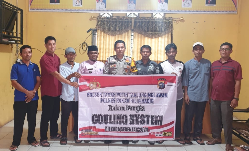 Bhabinkamtibmas Kepenghuluan Melayu Tengah Imbau Masyarakat Bijak Selama Kampanye Pilkada