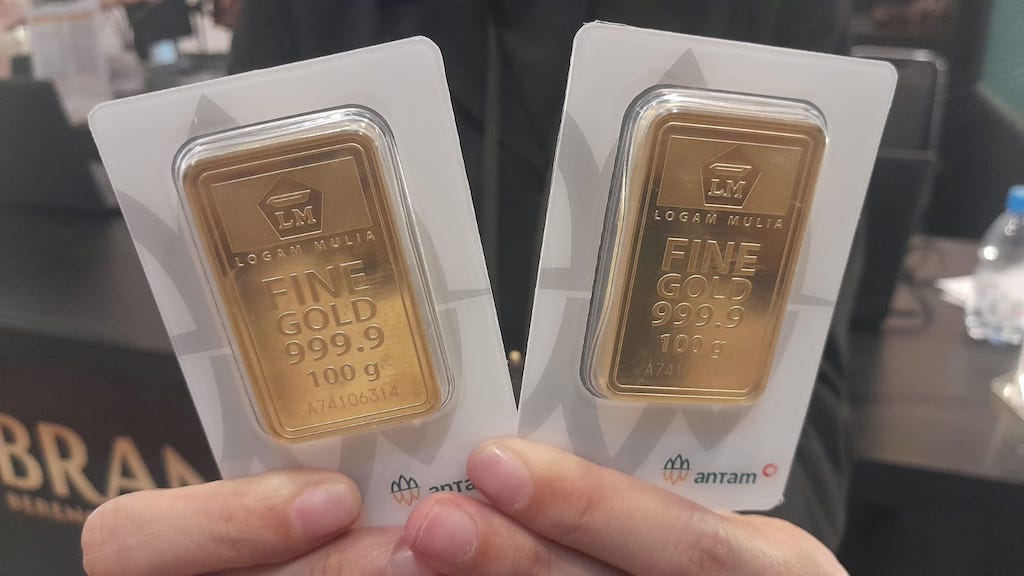 Laris Manis, Stok Emas Antam di BELM Pekanbaru Habis Diserbu Pembeli