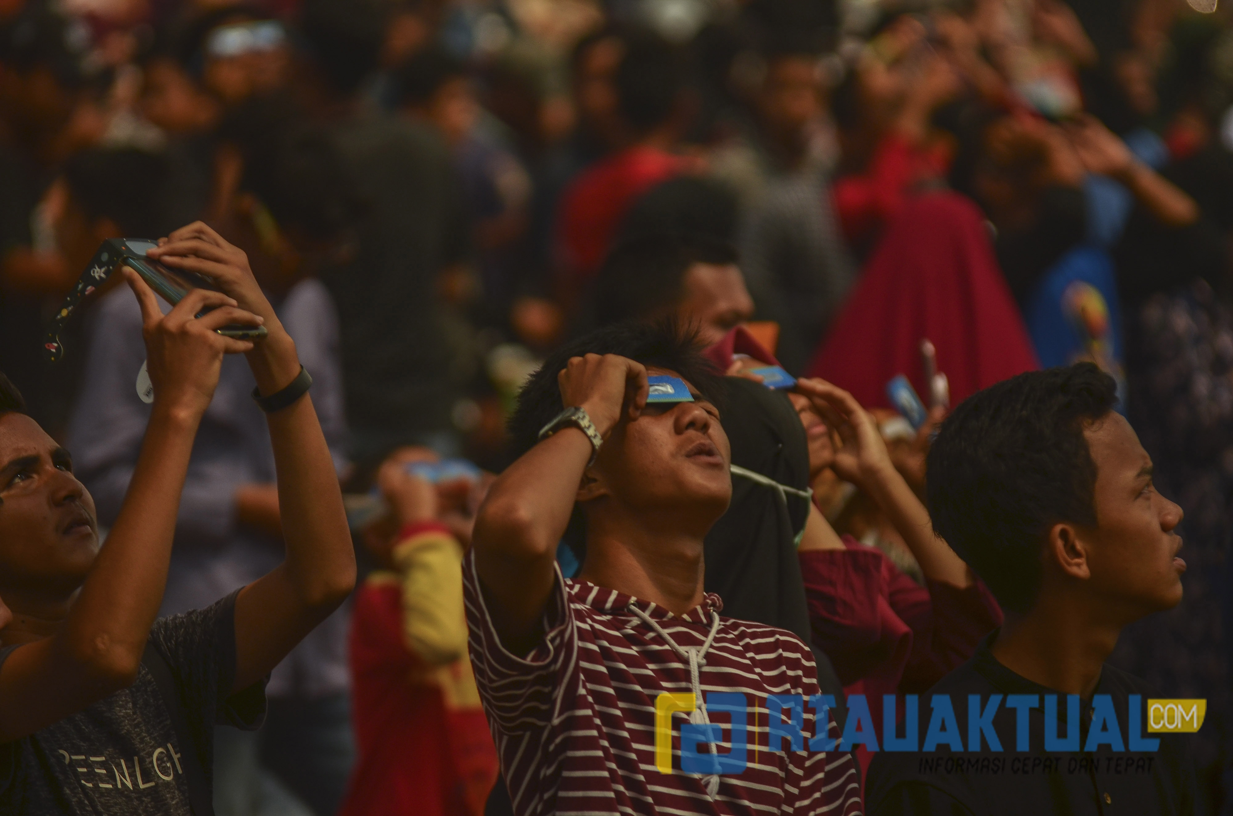 Melihat Fenomena Gerhana Matahari Cincin di Desa Bunsur, Kabupaten Siak Sri Indrapura