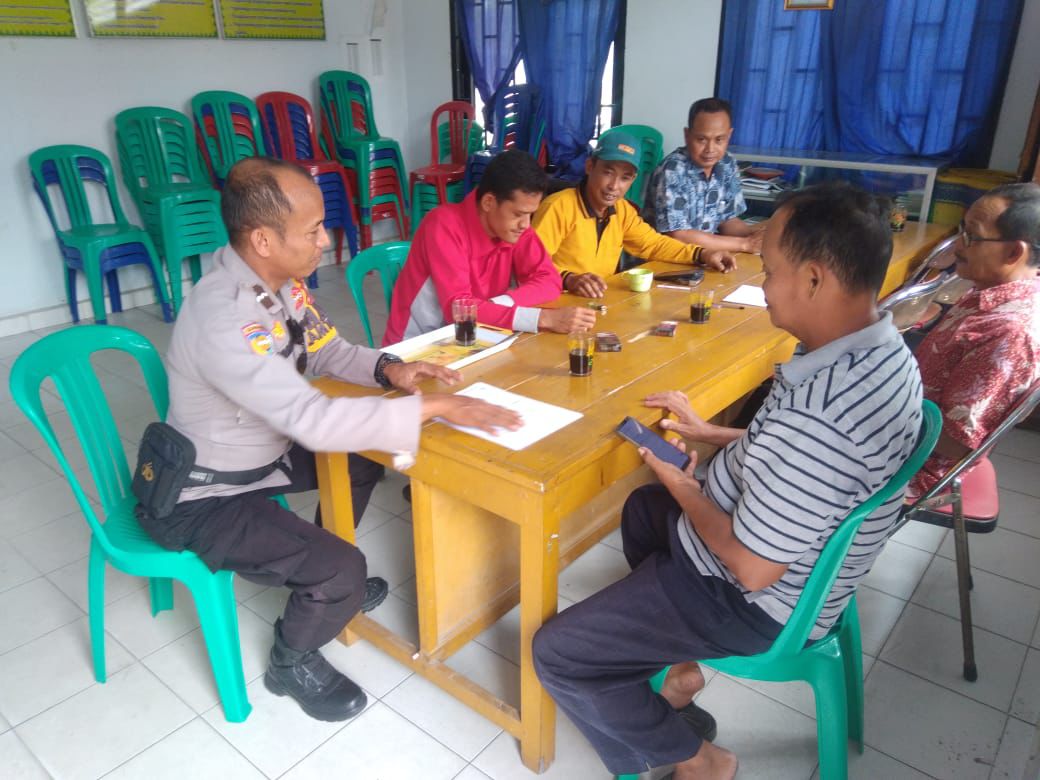 Polsek Tambusai Gelar Cooling System untuk Pilkada 2024 di Desa Sungai Kumango