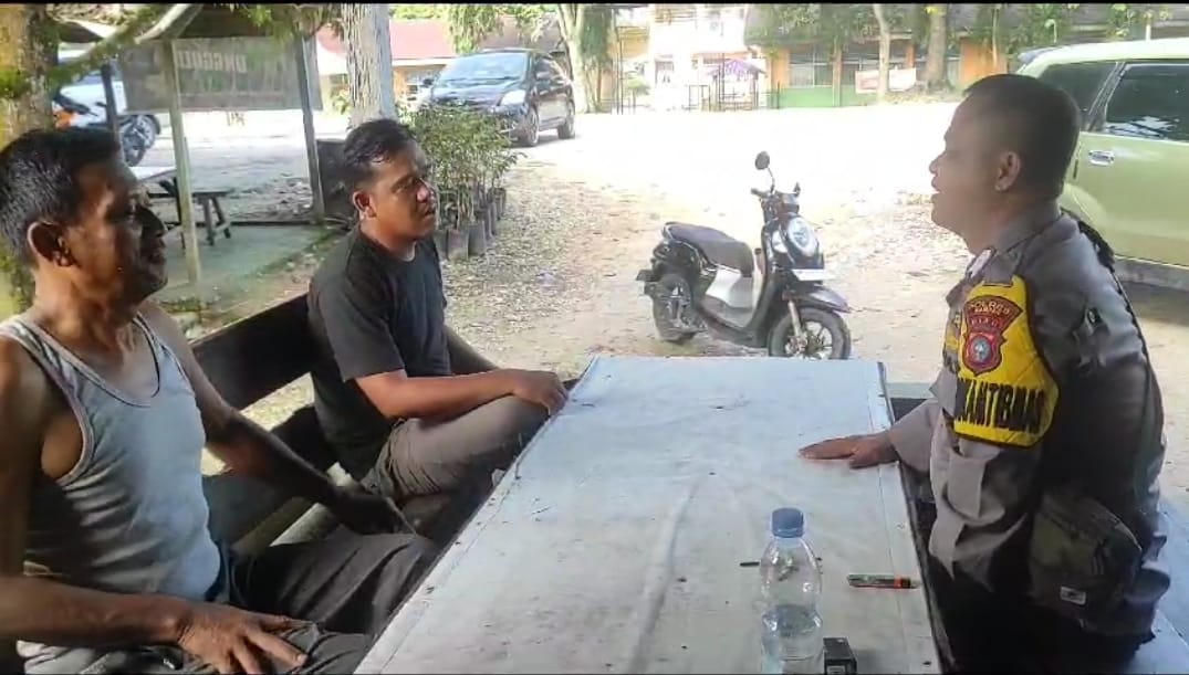 Kapolsek Tambang Imbau Masyarakat Jaga Kamtibmas Jelang Pemilu 2024