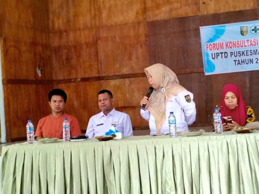 UPTD Puskesmas Inuman di Kuansing Gelar Forum Publik, Kapus Siap Benahi Layanan Kesehatan