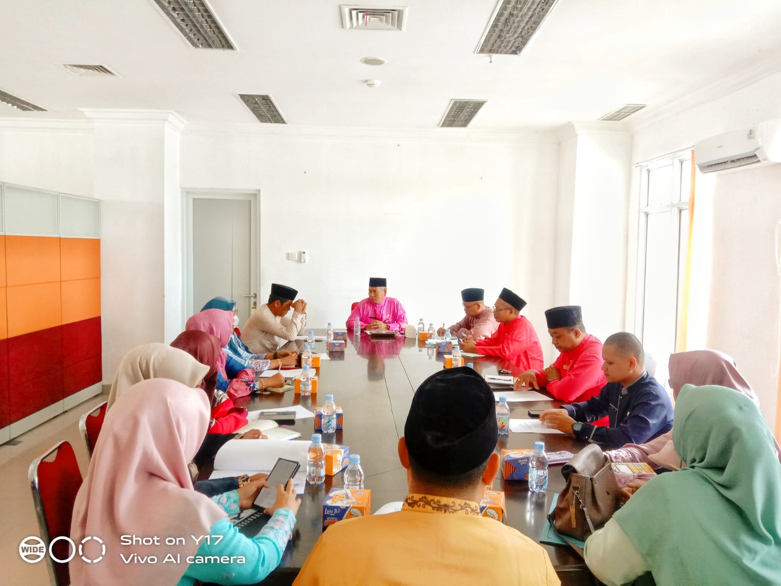 Rapat Persiapan Penilaian Ombudsman RI Tahun 2023, 8 OPD Di Rohil Turut Hadir