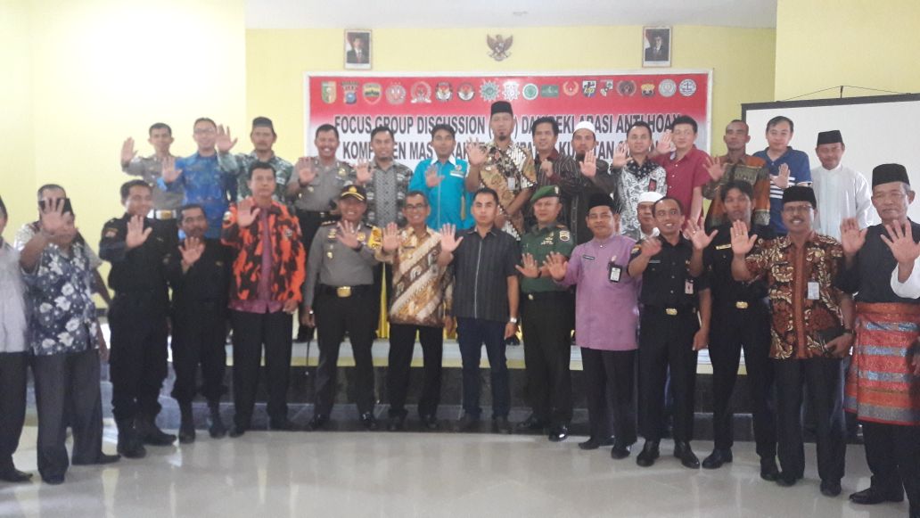 Bupati H. Mursini Bersama Para Tokoh di Kuansing Sepakat Perangi Hoax dan Hate Speech