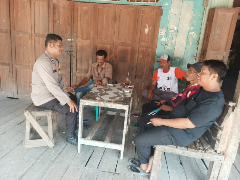 Cooling System Pilkada 2024, Aiptu Wedita Gandeng Masyarakat Gemilang Jaya Sukseskan Pesta Demokrasi