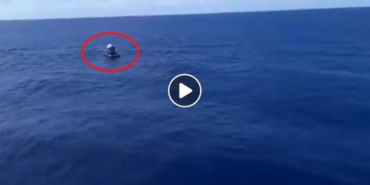 Ini Rekaman Detik-detik Penyelamatan Aldi, Nelayan yang Terbawa Arus dari Manado hingga Jepang