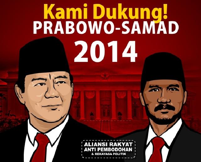 Dukungan Prabowo-Samad di Pilpres 2014 Untuk Tangani Indonesia Darurat Korupsi