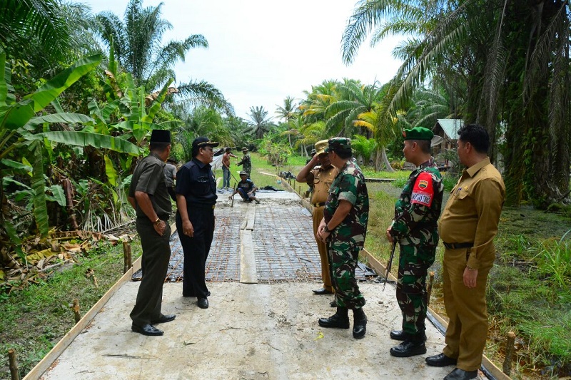 Danrem 031/WB Buka TMMD ke-100 di Rohil, Berikut Sasarannya