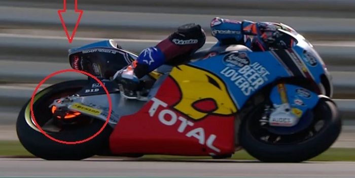 Rem Belakang Alex Marquez Menyala Merah, Ini Penyebabnya