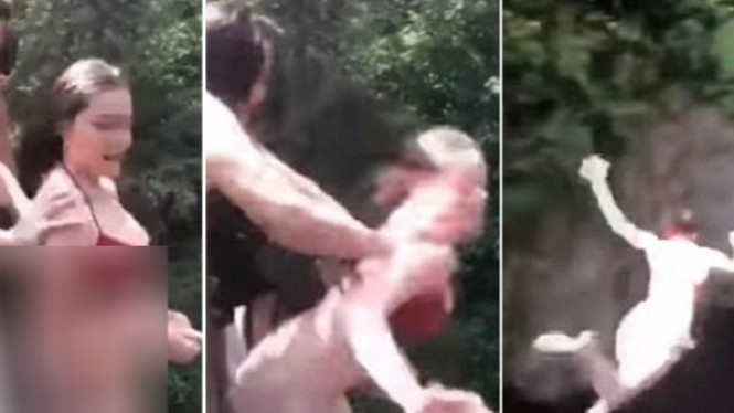 Detik-detik Gadis Remaja 16 Tahun Ketakutan Didorong dari Jembatan