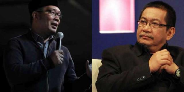Ridwan Kamil Dipepet Deddy Mizwar
