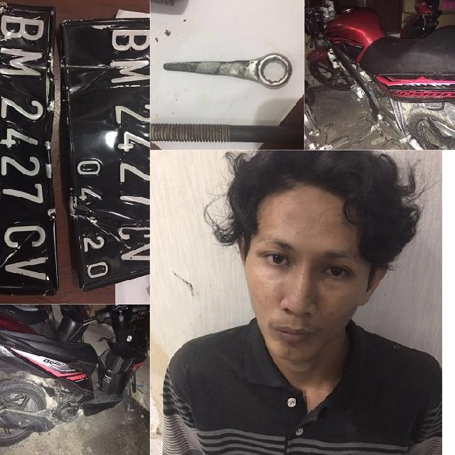 Hendak Jual Motor Curian, Pemuda 18 Tahun ini Diamankan Polsek Tampan