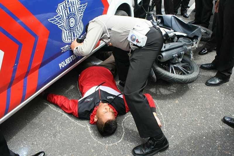 Agar Profesional, Polantas di Pekanbaru Latihan TPTKP