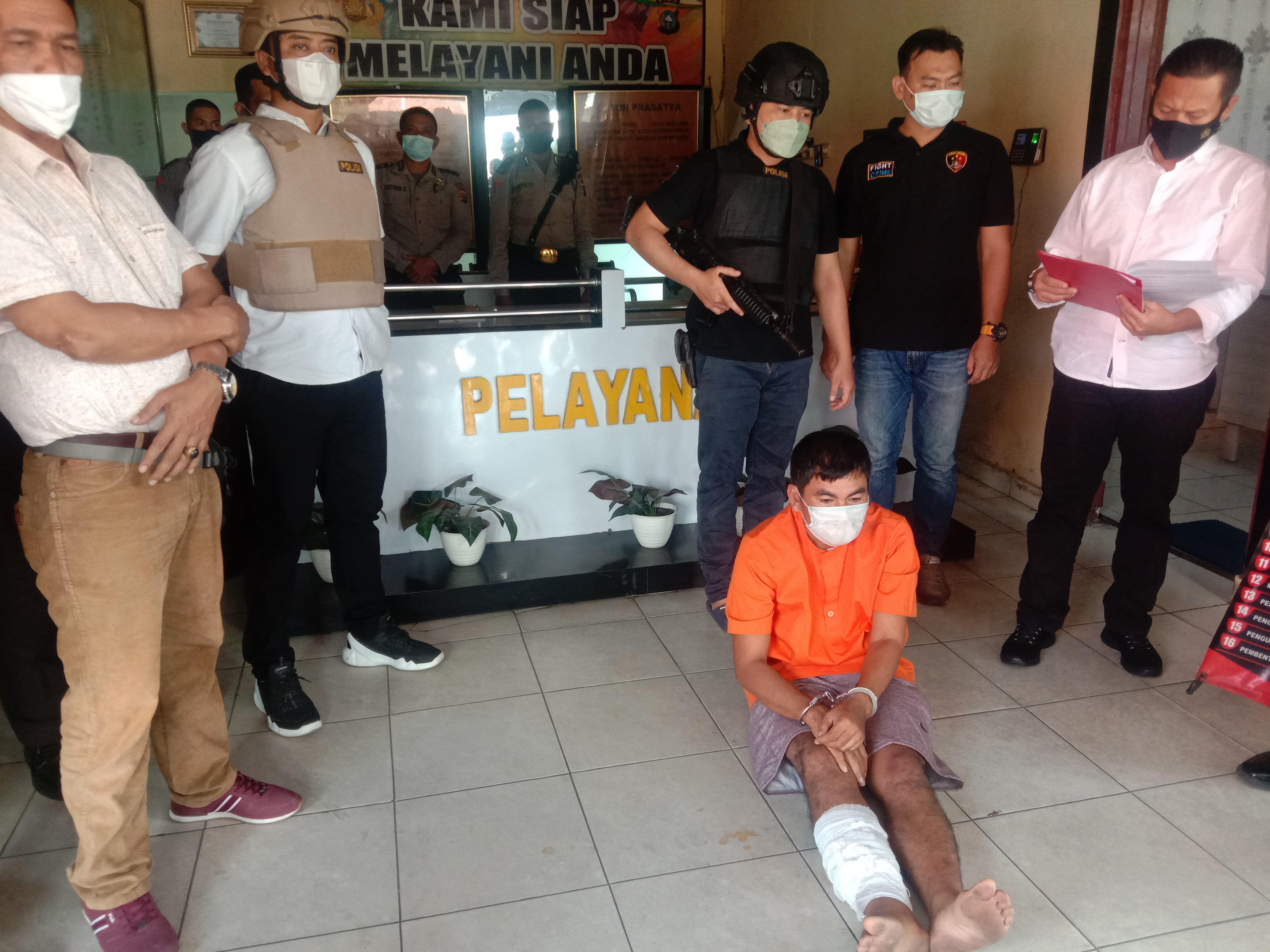 Polsek Bukit Raya Tangkap Duta Curat Rp550 Juta