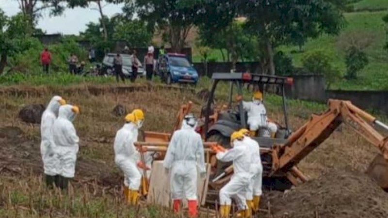 Tujuh Kuburan Pasien Covid-19 di Parepare Dibongkar Orang Tak Dikenal, TInggalkan Peti Kosong