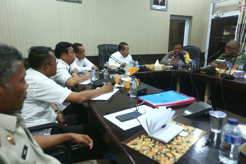 Bahas Isu Terkini di Meranti, Bupati Gelar Pertemuan Bersama Forkopimda