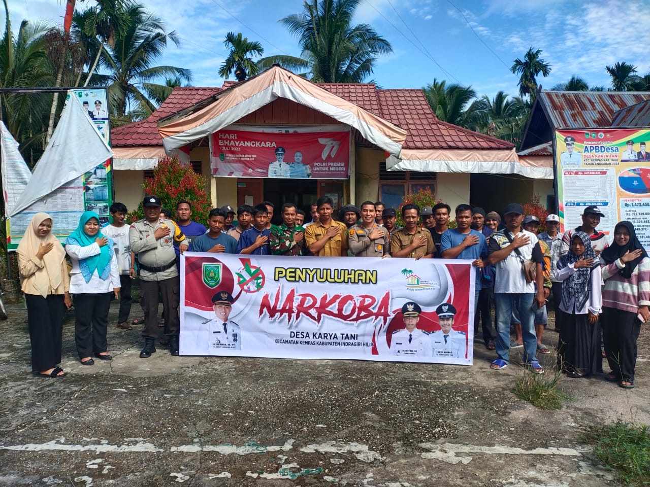 Kapolsek Kempas Sosialisasi Bahaya Kenakalan Remaja dan Bahaya Narkotika