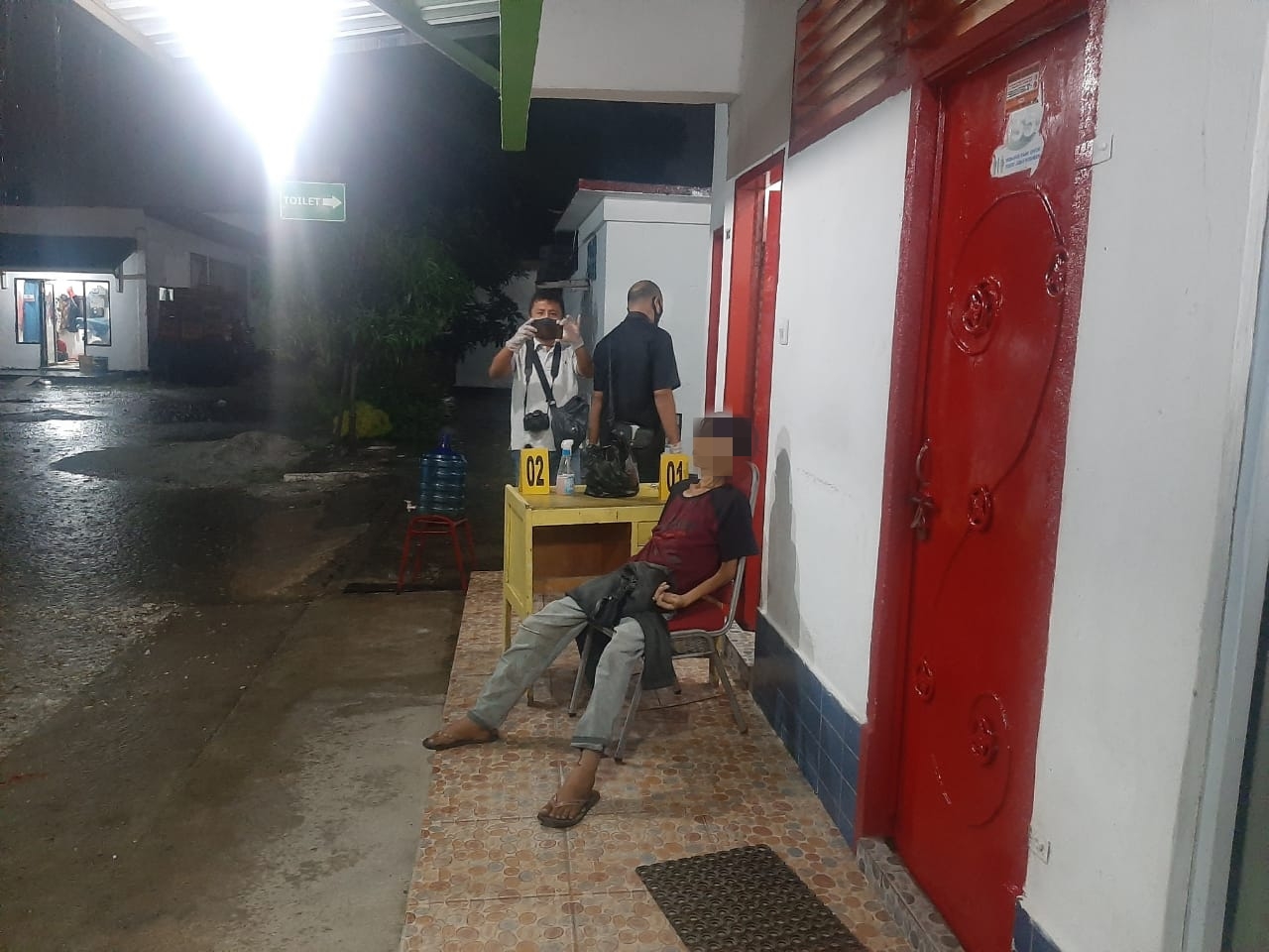 Juru Parkir Ditemukan Meninggal di Toilet SPBU Pasar Pagi Arengka