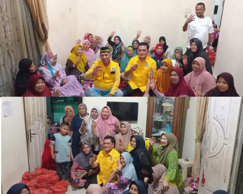 Hujan Deras Tak Surutkan Niat Warga Tuah Madani di Pekanbaru Hadiri Kampanye H Amran