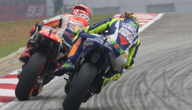 Ini Klarifikasi Marquez dan Rossi soal Insiden di Australia