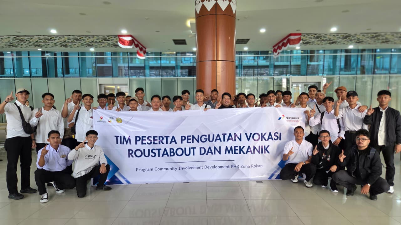 PHR Berangkatkan 36 Pemuda Riau ke Pusat Pelatihan Migas Nasional
