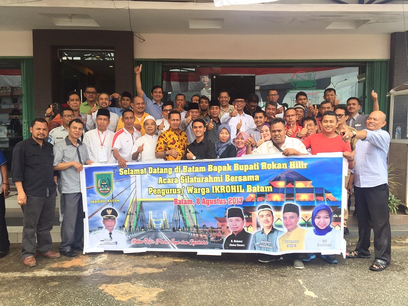 Bupati Rohil Silaturahmi Dengan Ikrohil Batam