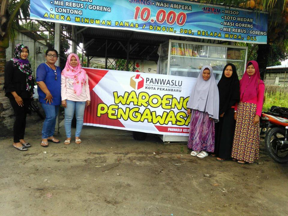 Panwaslu Kota Pekanbaru Buka Posko Warung Pengawasan