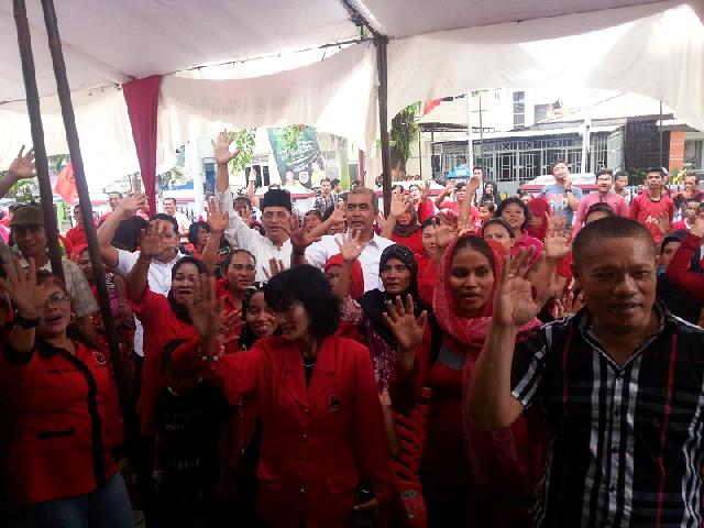 Jelang Sidang di Panwaslu, Tim BISA Lakukan Apel Seribu Simpatisan