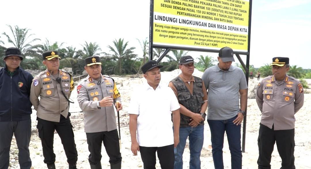 Kapolda Riau: PETI di Inhu akan Ditertibkan, Tak Ada Lagi Toleransi